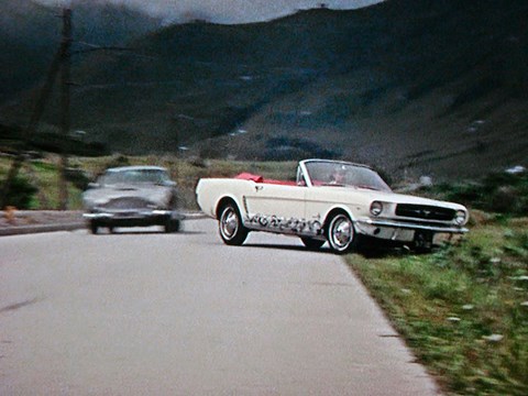 Ford Mustang in Goldfinger