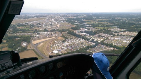 Le Mans from the air