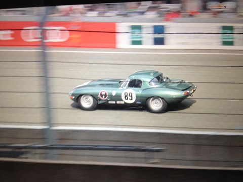 Jag E-type at Le Mans