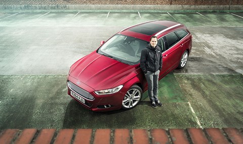 CAR magazine's Chris Chilton and our new Ford Mondeo Estate