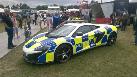 McLaren police car: don't out-run this one!