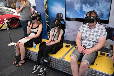 Virtual reality at Goodwood