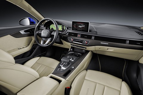 Cabin of new Audi A4