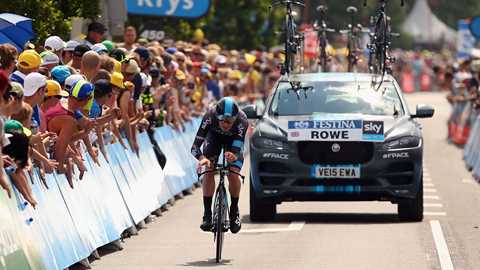 Jaguar F-Pace at the Grand Départ