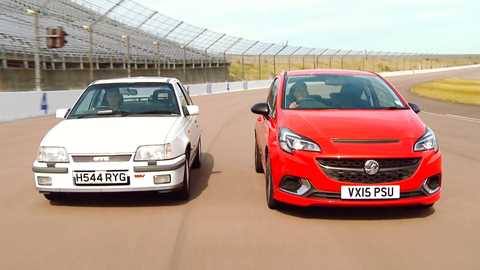 1990 Vauxhall Astra GTE vs 2015 Vauxhall Corsa VXR