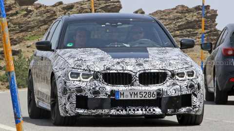 2017 BMW M5 spy shots
