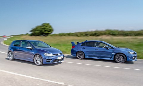 Two performance bargains, both with 296bhp, 4wd. But there the similarities end...
