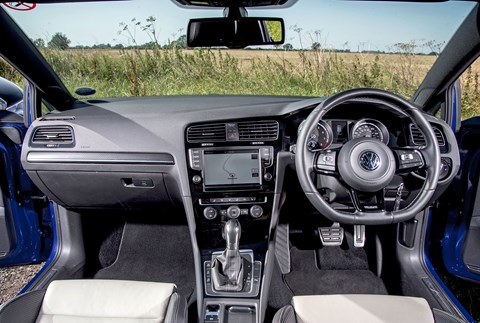 VW Golf R cabin