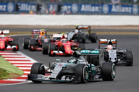 Nico Rosberg at Silverstone 2015