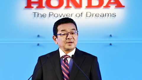 Honda's new CEO Takahiro Hachigo (Getty)
