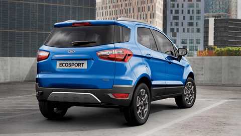Ford Ecosport: now available with less spare wheel
