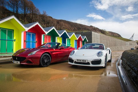 Ferrari California T and Porsche 911 Turbo S