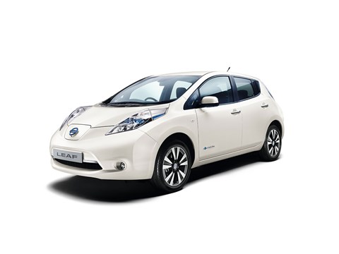 The base Nissan Leaf is second electric vehicle to feature in the top 10