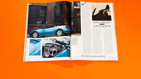 Rowan Atkinson on the Lotus Elan S2, CAR magazine May 1994