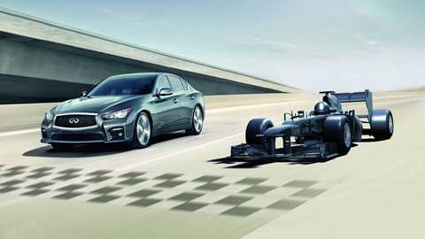 Test drive an Infiniti, drive a Red Bull F1 car