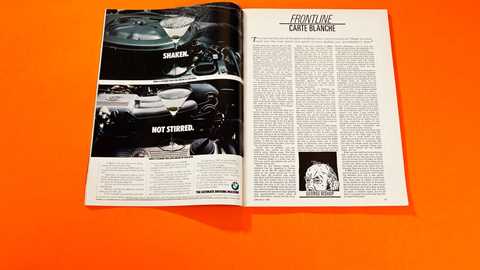 George Bishop on BMW, March 1984