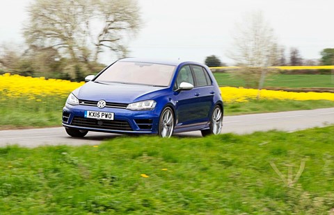 In action: our VW Golf R doing its thing