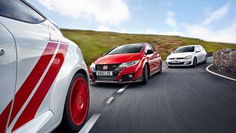 A Civic sandwich: Megane Trophy-R leads Honda, Golf GTI
