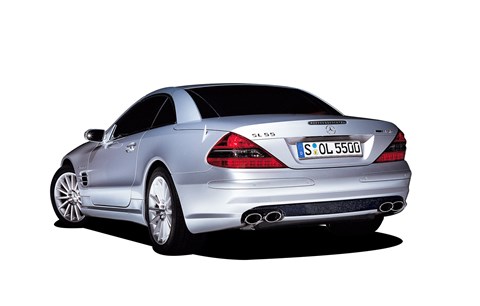 Mercedes SL55 AMG - 5.4-litre V8 and 0-60 under 5sec, what's not to like?