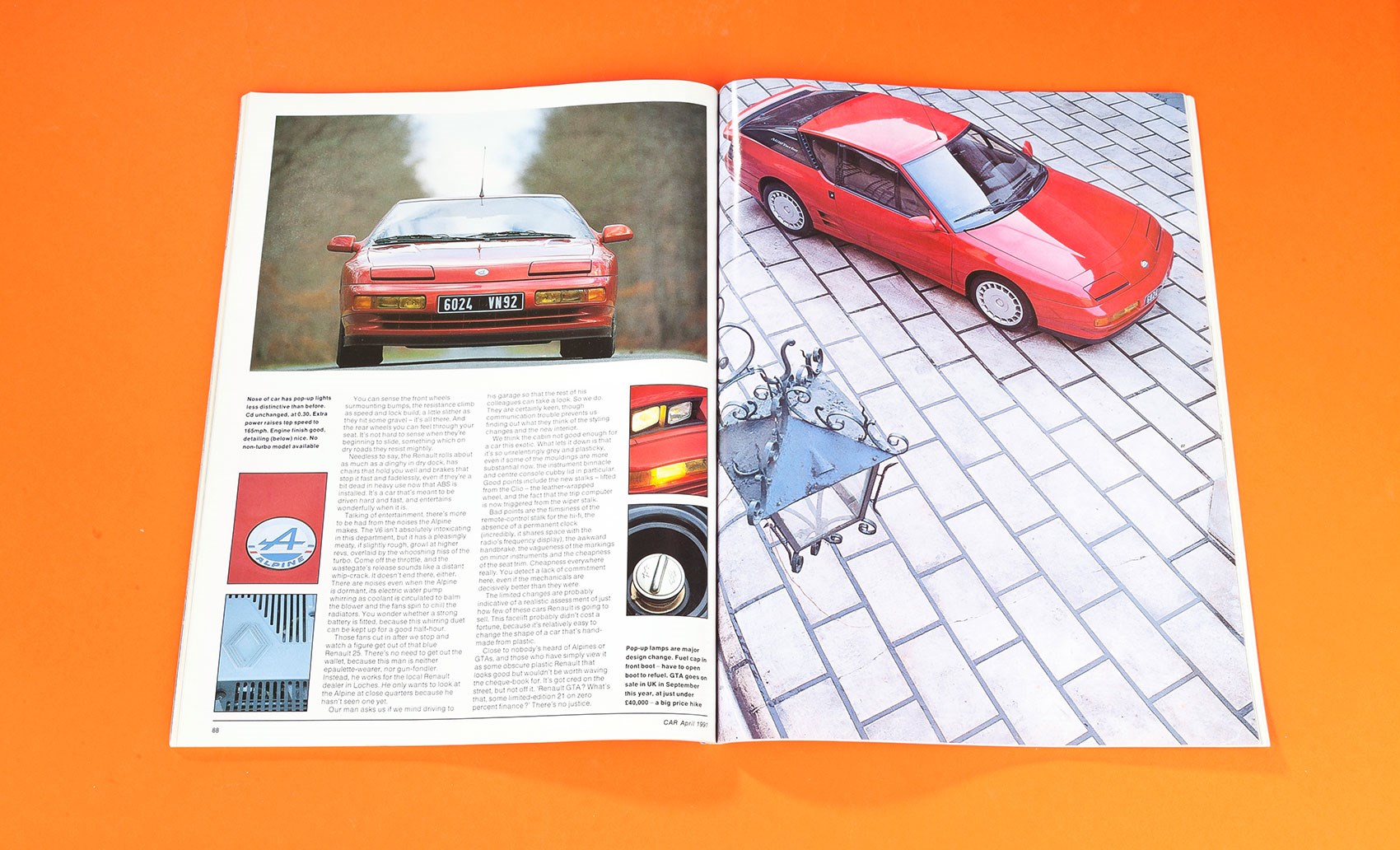 Niet ingewikkeld Groene bonen knoflook Plastic Fantastic! Alpine A610 tested (CAR archive, April 1991) | CAR  Magazine