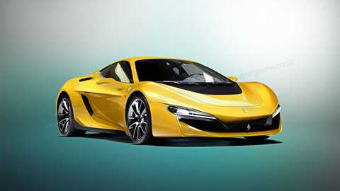 Ferrari Dino artist's impression by CAR magazine (Andrei Avarvarii)