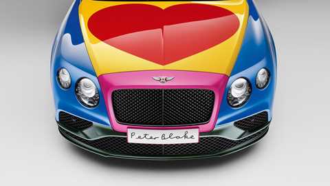 The pop art Bentley Continental by Sir Peter Blake