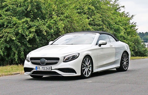 Mercedes' S63 AMG loses its roof as a convertible version is introduced. 