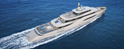 The Pininfarina-designed mega-yacht