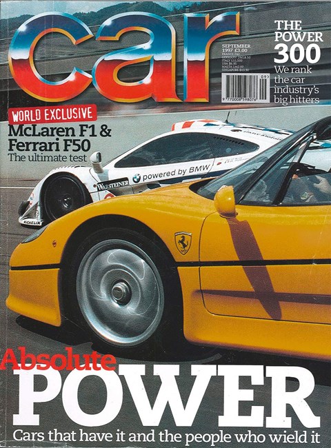 CAR magazine UK September 1997 issue