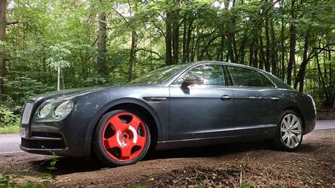 Councils may have filled 2.67m potholes in 2014, but sadly not the one that clipped this Bentley Flying Spur’s wings 