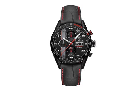 The TAG Heuer Carrera Nismo watch - you'll have to be quite the Nissan fan to buy one