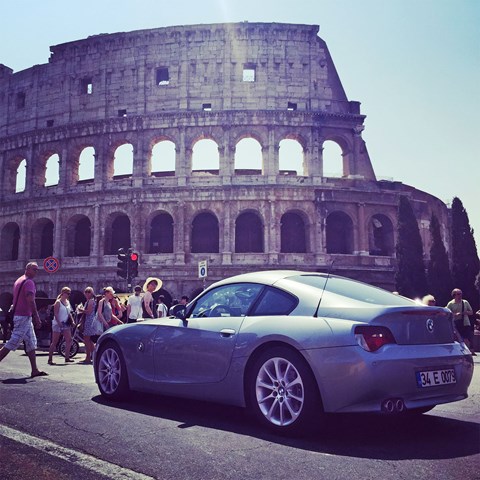 The Z4 conquering Rome! Can loves his straight-six BMW