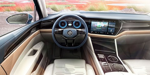 Volkswagen's Curved Interaction Area