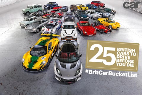 #BritCarBucketList: CAR magazine's top 50 British cars