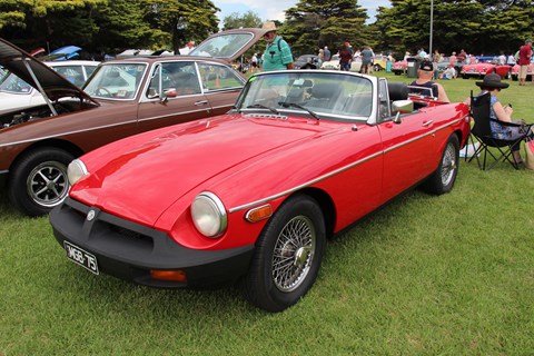 MGB with rubber bumpers
