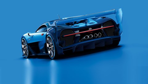 Bugatti Vision Gran Turismo: a mean behind