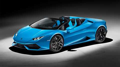 Here it is, the Lamborghini Huracan Spyder