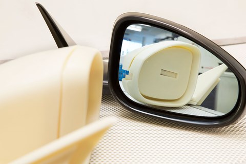 A wing mirror is completed in hours