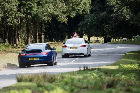 This 911 found a new composure over bumpy roads that the TT can’t match
