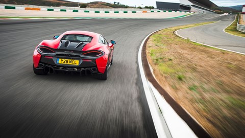 Twin-turbo 3.8 V8 boosts the 570S to a 204mph top speed