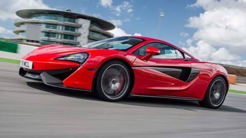 570S constructed around carbon monocell tub adapted from the 650S