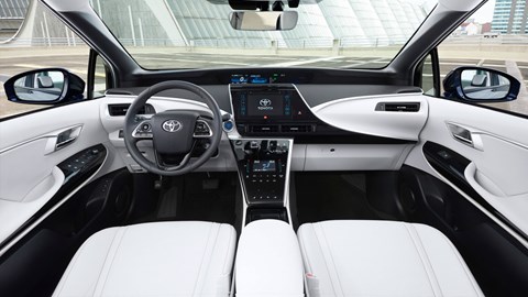 Seats comfier than average. Dashboard weirder than average