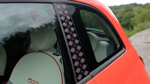 'Scottie' diamond pattern stickers are a 'second skin' optional extra
