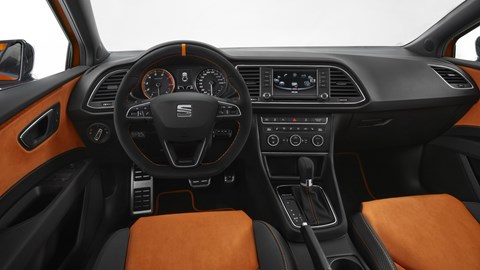 More orange inside, but no radical departures from the production Leon template
