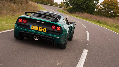 With a kerbweight of 1125kg, Exige 350 Sport is 51kg lighter than an Exige Cup