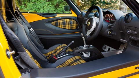 Esprit S1-style tartan is new (well, old), and isn't mandatory - you can choose leather or alcantara instead