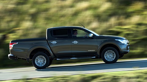 Long suspension travel and handy approach angles make off-road work easy