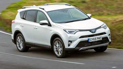 Toyota's hybrid RAV4 is claimed to average 57.6mpg