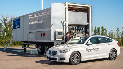 BMW expects to offer buyers the option of either cryogenic or regular hydrogen re-fuelling in the future