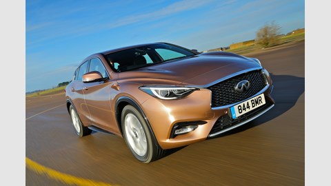 A pinch of Nissan, a dash of Renault and a splash of Merc - that's the Infiniti Q30